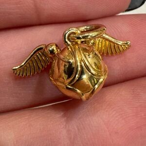 925 Silver Golden Snitch Dangle Charm